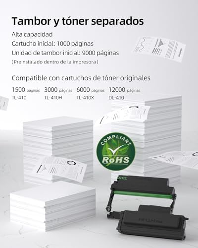 Miniatura 5 de PANTUM M6700DW Impresora Multifunción Láser Monocromo 3en1, 30ppm, Impresión Doble Cara Automática, con Escáner y Copiadora, Wi-Fi Direct, USB, Bluetooth, para Oficina y Hogar (A4)