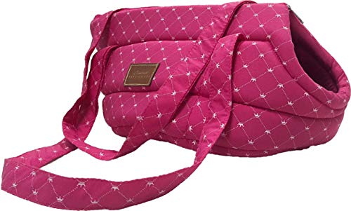 Fábrica Pet Coroa Bolsa de Transporte, Rosa, Grande
