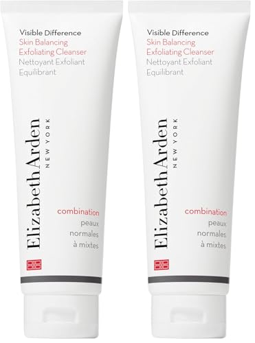 Visible Difference Nettoyant Exfoliant Elizabeth Arden Lot de 2