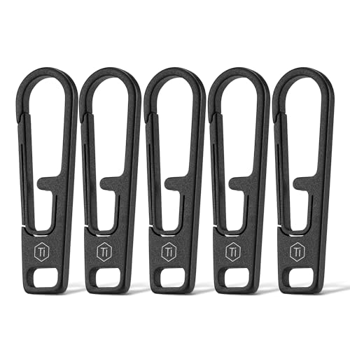 Tirettes de fermeture éclair en titane universelles pour réparer un sac cassé