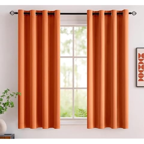 MIULEE Soft Thermal Insulated Blackout Curtains Cover