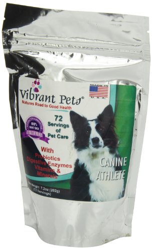 Vibrant Pets Canine Athlete | Complete Immune Booster, Dog Energy Supplement And Dog Skin Supplement For Health And Joint Support | All In One Nutrition For Active And Aged Dogs 8Oz #TOP2