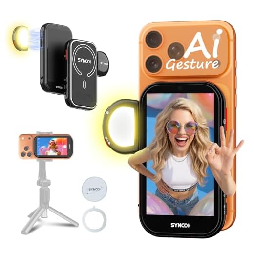 AI Gesture Selfie Monitor for iPhone