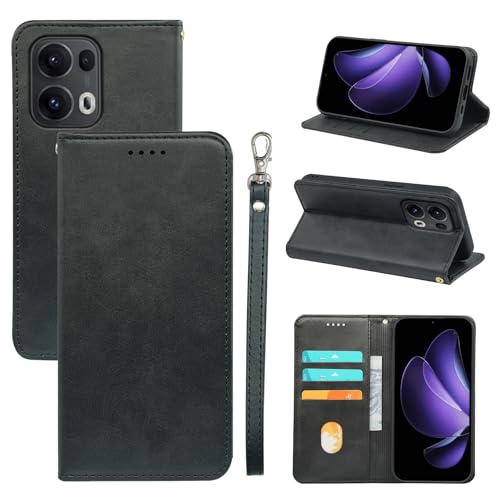 iCarez OPPO Reno13 A �p �P�[�X �蒠�^ ? ?[2026�V�f�U�C��]? PU���U�[ TPU �ϏՌ� �h�o �}�O�l�b�g�� �X�^���h�@�\ �g�уP�[�X �J�[�h�|�P�b�g3�����[ �I�b�|���m13a/13 FS 5G/13 F 5G �Ή� 6.7