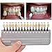Prefer warehouse 3D-Master Teeth Whitening Shade Guide 16 Colors Set Replacement for Vita Classical Tooth Bleaching Shade Chart Mold - Tracking & Comparing - Dental Material Equipment - Oral Care