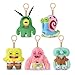 Fuggler SpongeBob 5-Inch Plush Keyring by ZURU, Funny Ugly Monster Bag Clip-on Stuffed Animal, Multiple Characters Available (Squidward)
