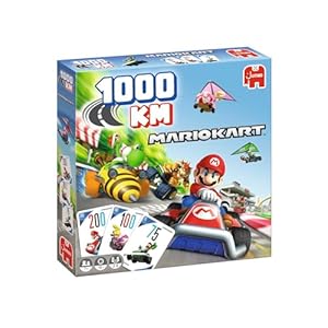Jumbo – 1000km Mario Kart, Juego de Mesa Infantil para niños a Partir de 7 años, en Español