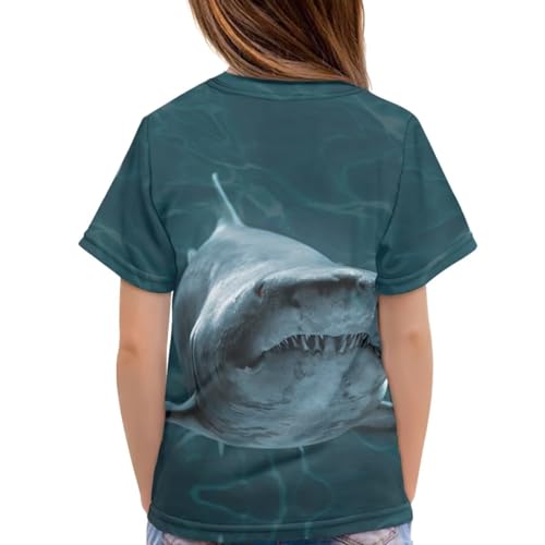 Image of Xhuibop Kids T Shirts for Boys Size 3-16 Girls Short Sleeve Sportswear Active Tops