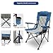 HYZHANHONG Portable Camping Chair with Foldable Design, Equipped with Storage Bag, Cup Holder, and Handbag, Ideal for Beach, Fishing, Picnic, and Outdoor Activities