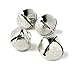 Cousin DIY, Silver, Jingle Bells 1.375 Inch, 4 Pack