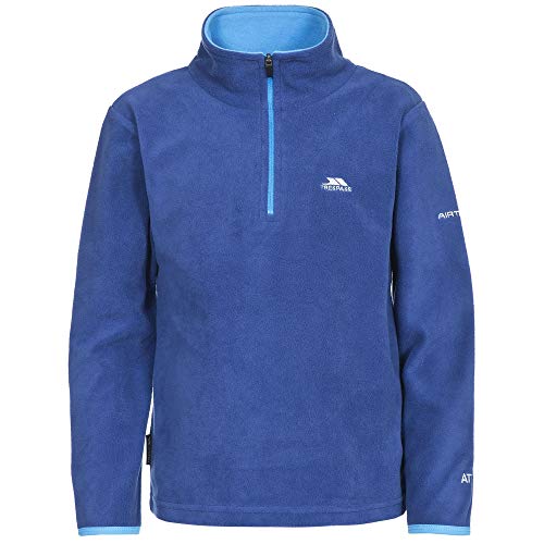 Trespass Etto Maglia in Pile con Cerniera Bambino (3-4 Anni) (Blu)