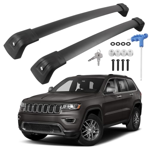 330LB Roof Rack Cross Bars Fit for 2011-2021 Grand Cherokee Cargo Bars