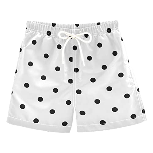 Aflyko Boys' Board Shorts Polka Dot Bathing Suit Toddler Swim Trunk Girls Beach Swimwear #TOP25