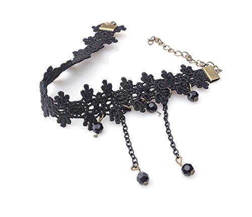 See full amazon price history chart for Bold N Elegant - Be Bold Inside & Elegant Outside Black Vintage Gothic Lace Long Tassel Ankle Bracelet Barefoot Foot Chain for Women Bold N Elegant - Be Bold Inside & Elegant Outside Black Vintage Gothic Lace Long Tassel Ankle Bracelet Barefoot Foot Chain for Women (B07C18YS95) Amazon Price History, Amazon Price Tracker