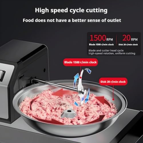 Máquina eléctrica para rellenar albóndigas de 5.5L miniatura 3