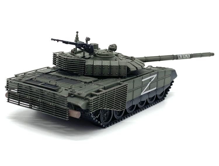 1/72 ruso T-72B3 adorno de tanque de batalla principal modelo eslogan de cañón de pistola