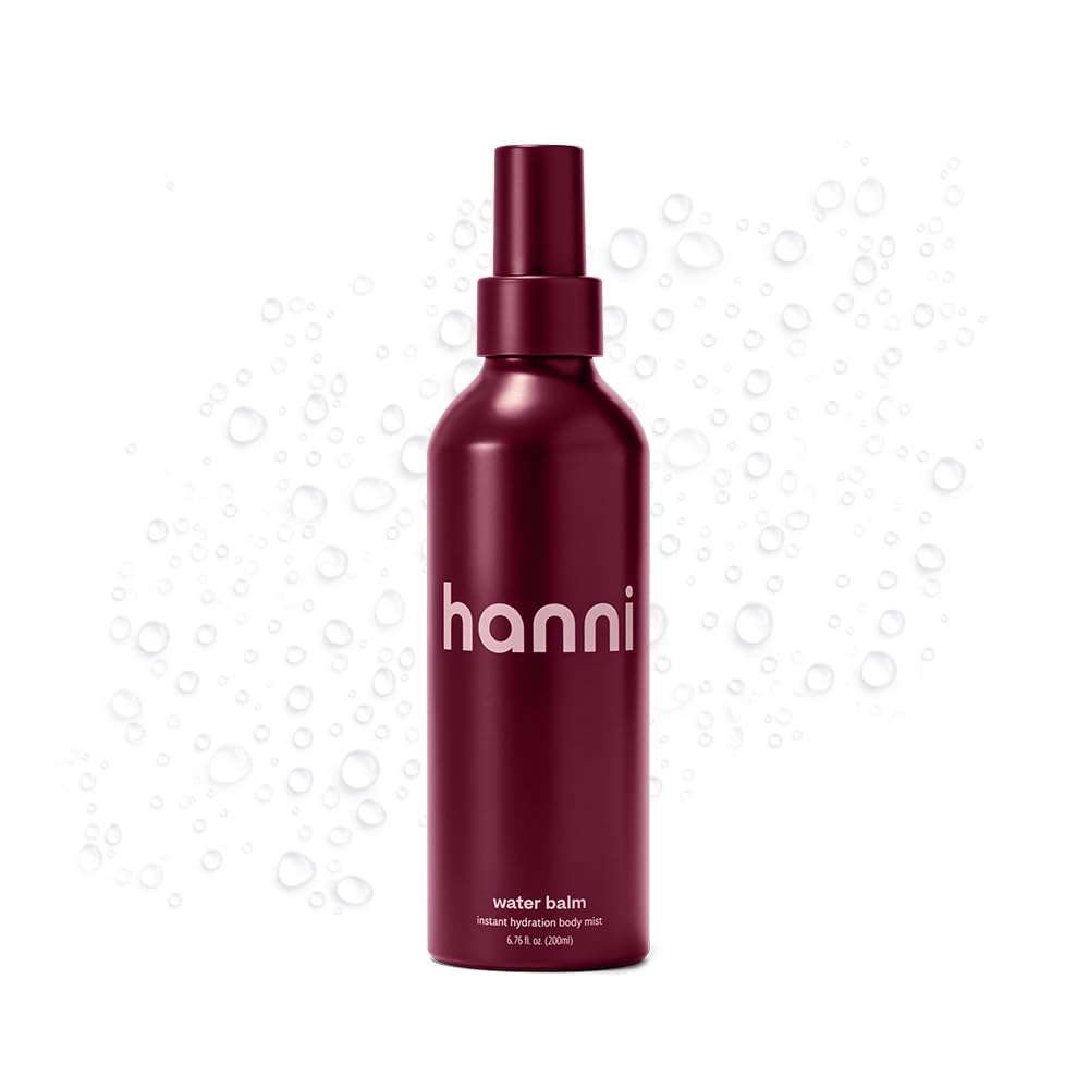 HANNI Water Balm Hydrating Body Mist, Moisturizer Spray with Hyaluronic Acid for All Skin Types, Lotion Replacement, 200 mL / 6.76 fl oz HANNI Water Balm Hydrating Body Mist, Moisturizer Spray with Hyaluronic Acid for All Skin Types, Lotion Replacement, 200 mL / 6.76 fl oz