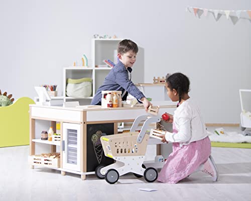 Betzold Kindergarten-Kaufladen - Kaufmannsladen Holz Kinder Einkaufsladen – Bild 6