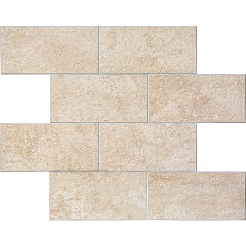 HomeyMosaic Peel and Stick Backsplash Subway Tile Stick on Kitchen