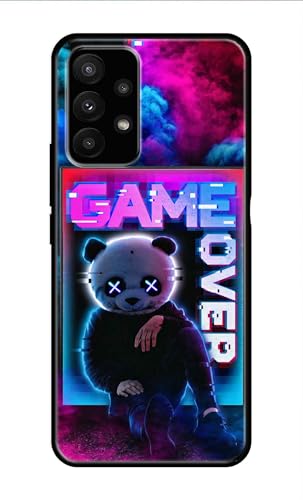 PRINTFIDAA® Metal TPU Printed Back Cover for Samsung Galaxy A23 5G (Game Over) 360 Degree Protection | Camera Protection -25092024(AP) Deal