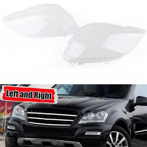 Couvercles d'objectif phare pour phares ternes Mercedes ML W164 - 4