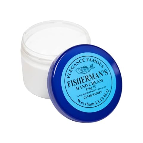 Fishermans Nourishing Hand Cream 150g by Elegance Natural Skin Care Repair and Restore Dry Chapped Outdoor Hands Cover