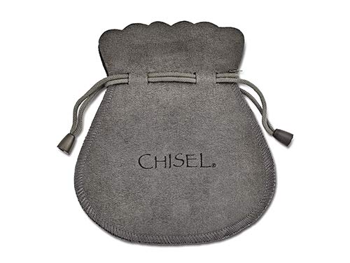 Chisel Stainless Steel Polished Bars and Beads W/1.25in. Ext Necklace