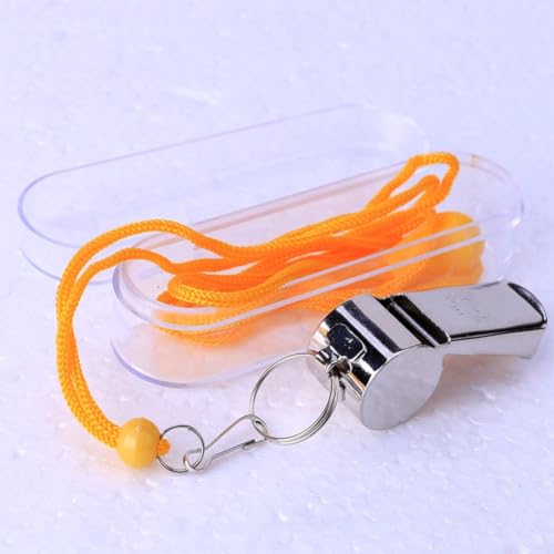 Silbato de metal inoxidable para árbitro deportes miniatura 3