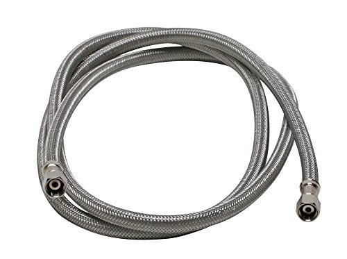 Fluidmaster Braided Stainless Steel Ice Maker Supply Line 12IM120