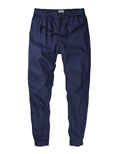 Match Men's Linen Jogger Pants (32, 6029 Blue)2