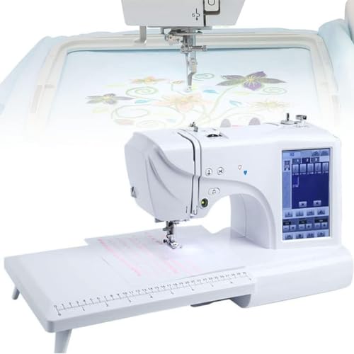 Embroidery Sewing Machine With 7-Inch LCD Touch Screen - Ideal For Clothing, Hats, And Quilts - 10 X 23.5cm And 10 X 10cm Embroidery Surface - Perfect For Crafts