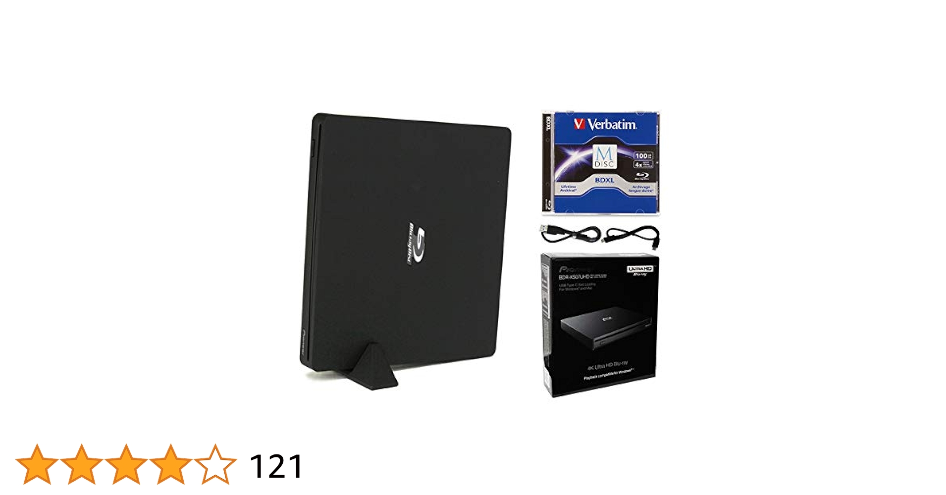 Amazon.com: Pioneer BDR-XS07UHD Portable 6x Ultra HD 4K Blu