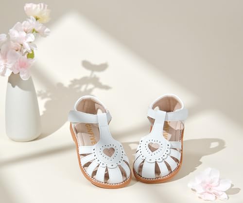Image of GINFIVE Toddler Girls Sandals Girls Toddler Sandals Little Girls Kids Shoes