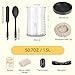 Coco Bird Pro Sourdough Starter Kit- 50oz Large Capacity Sourdough Starter Jar, 17 Flavorful Fermentation Recipes, Sourdough Bread Baking Supplies for Making Delicious Sourdough Breads(1PCS)