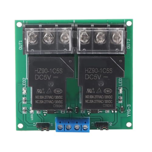 Módulo de relé YYG-3 12V para controlar luces y motores en la automatización del hogar