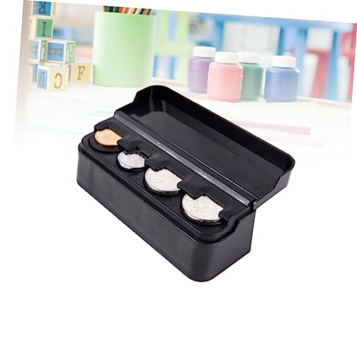 Caja organizadora de monedas Veemoon color negro miniatura 6