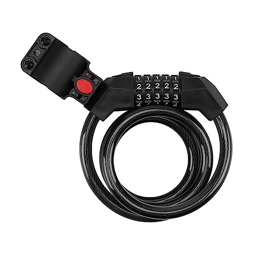 ibasenice Bike Locks for 5- Combination Steel Wire Aluminum Alloy Cycling Lock Padlock