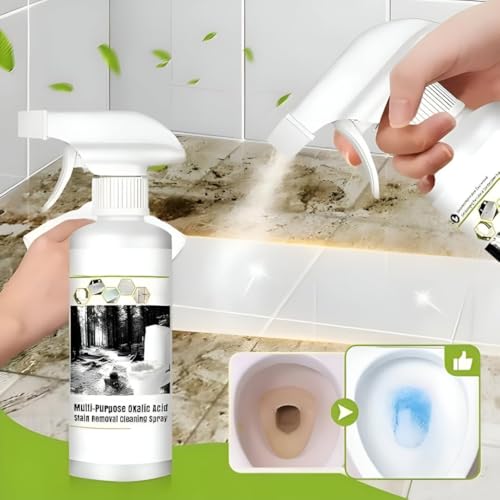 Image of Oxalic Stain Removal Spray | Hard Water & Limescale Remover, Kitchen & Bathroom Degreaser, Pet Odour Eliminator | Eco-Friendly Surface Cleaner 200 Ml (Pack of 2)