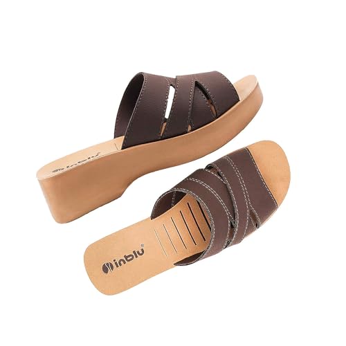 Image of inblu Stylish Fashion Slipper for Women | Comfortable | Lightweight | Anti Skid | Casual Office Footwear (MR02 NT)