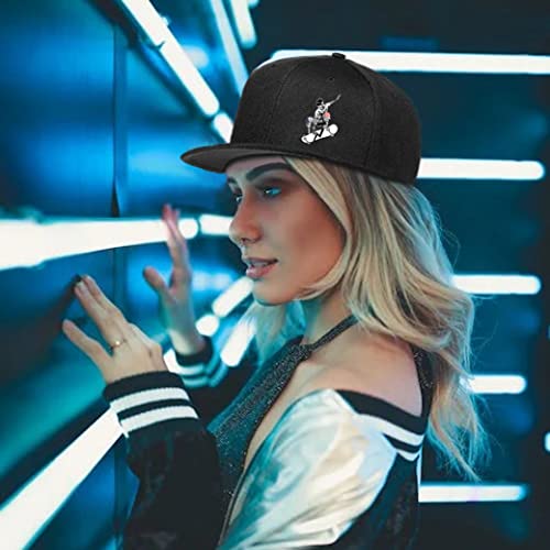 Tijeyi Skull Skull Skateboards Hat for Men Snap Back Cool Baseball Cap for Boys Hip Hop
