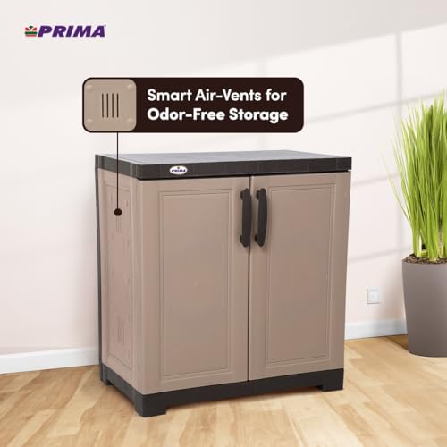 Image of Prima Viva 1 Plastic Cabinet for Shoe Storage, Shoe Rack, Chappal Stand Indoor & Outdoor, Shoes & Chappal Stand for Home.