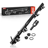 Billet Alum Fuel Rail Compatible with 1988-2006 Jeep Cherokee XJ & Wrangler TJ YJ 4.0L Engine | Replaces 1997 1998 1999 2000 2001