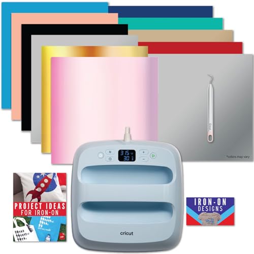 Cricut Easy Press 3 pack de personnalisation textile à la maison