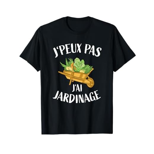 T-shirt "J'Peux Pas J'ai Jardinage" - Légumes