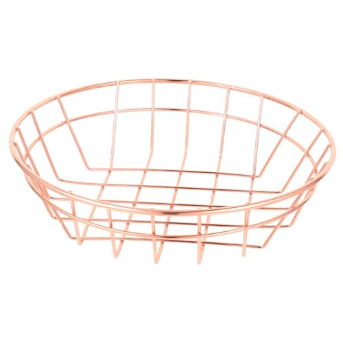 JECOMPRIS Fast Food Storage Basket Iron Wire Container for French Fries Fried Chicken Snacks Elegant Serving Basket for Home Decor Picnics Parties
