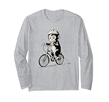 Les singes font du vélo ? Pourquoi, oui, ils le font. Design amusant : bébé singe souriant qui fait du vélo et porte un casque. Look amusant dessiné à la main. Parfait pour tous ceux qui aiment les singes, les bébés animaux, les vélos, les animaux à vélo et l'art fantaisiste cool.