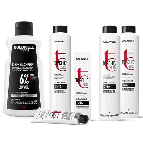 GOLDWELL Topchic Zero 4N Mid Natural Brown Can 250ml - Image 2