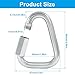 Zorveiio Delta Quick Links 3/8 Inch, 316 Stainless Steel Triangle Locking Quick Connector, M10 Durable Link Chain Heavy Duty Chain Connector - 2300lbs Capacity for Industrial(3.5 Inch)