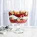 Libbey Selene Footed Glass Trifle Bowl, 9-inch