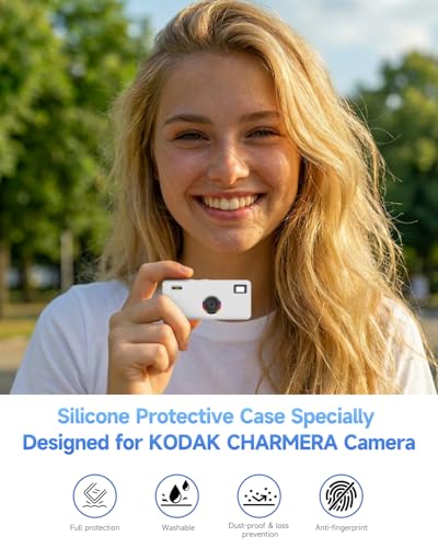 Funda de silicona para cámara de llavero Kodak CHARMERA miniatura 2